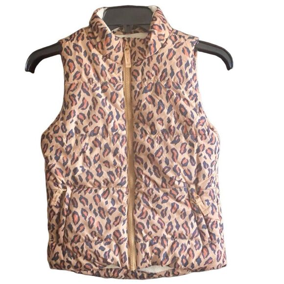 Amazon Essentials Girls Leopard Print Vest. Size Medium. - Picture 1 of 4